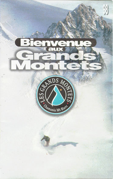 Cover of Les Grands Montets brochure